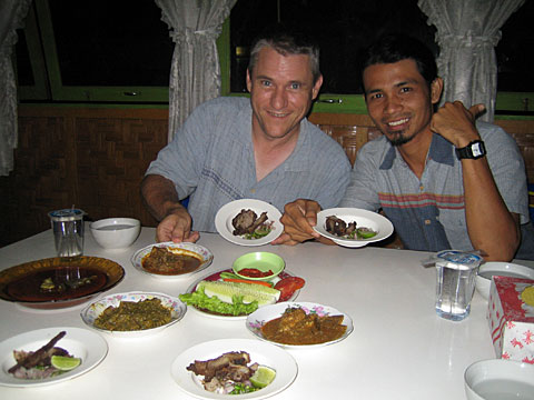 Real Acehnese meal